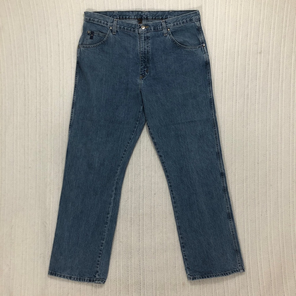 Twenty X (20X) Relaxed‎ Fit Straight Leg Blue Denim Jeans Size 40x30 Style 23